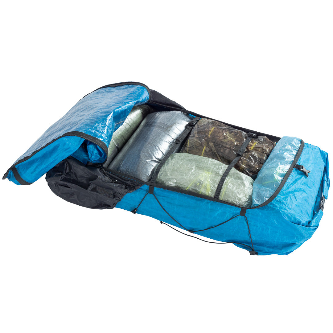 Zpacks Arc Zip 57L sac à dos Azure Blue torse M ceinture M