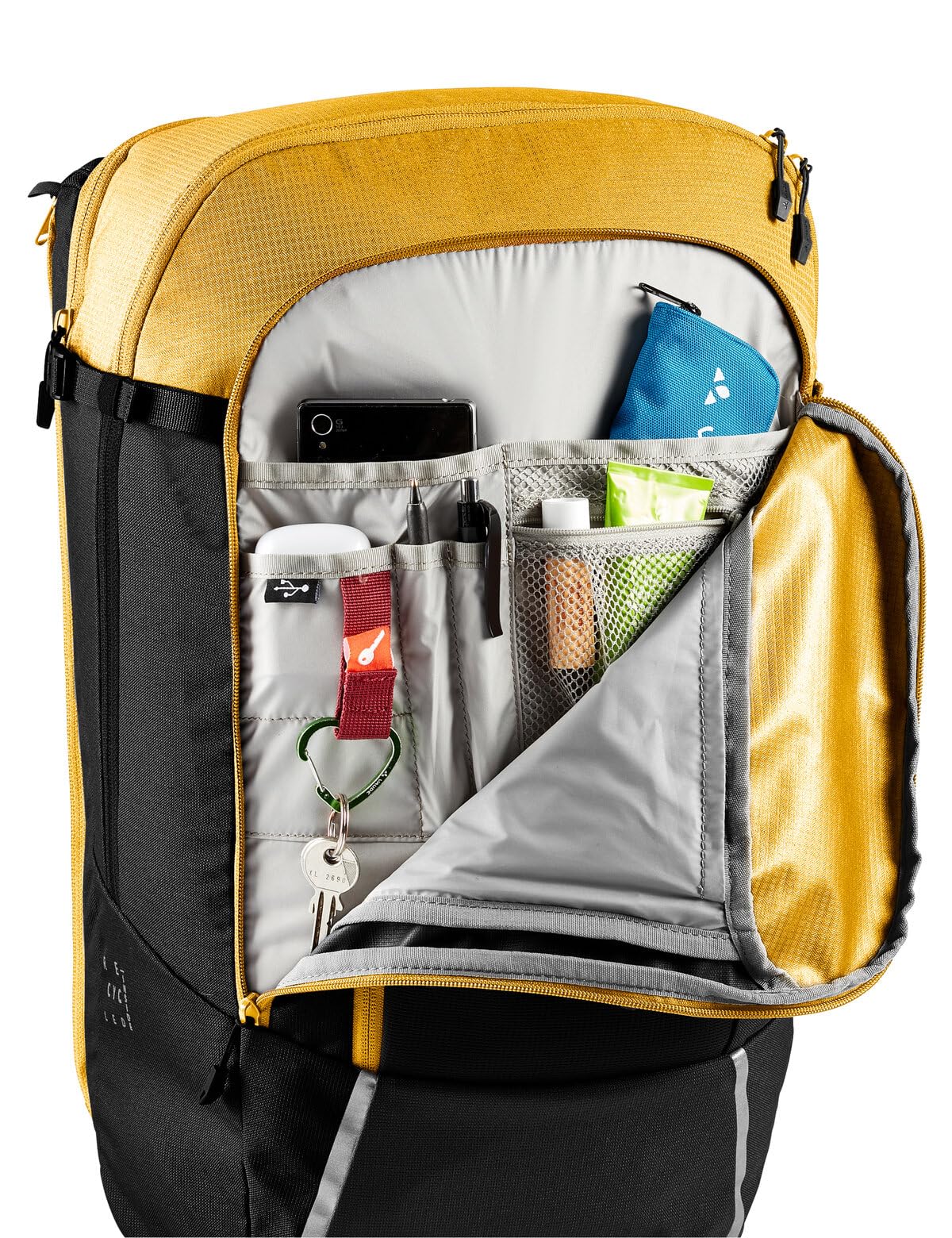 Vaude Sac à Dos Sacoche Vélo Jaune Brûlé 15,6"