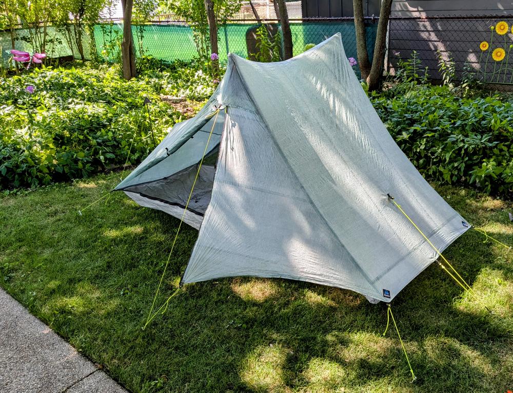 Zpacks Offset Solo tente 1 personne bleue ultra-légère