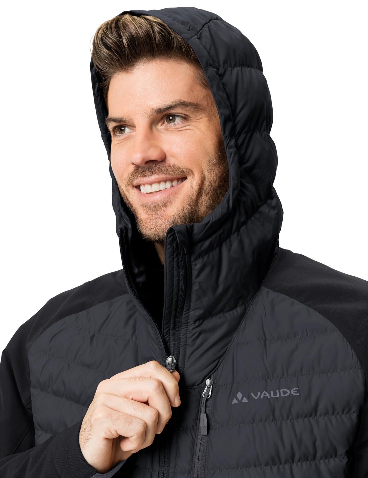 Vaude Elope veste hybride homme noir chaude recyclée