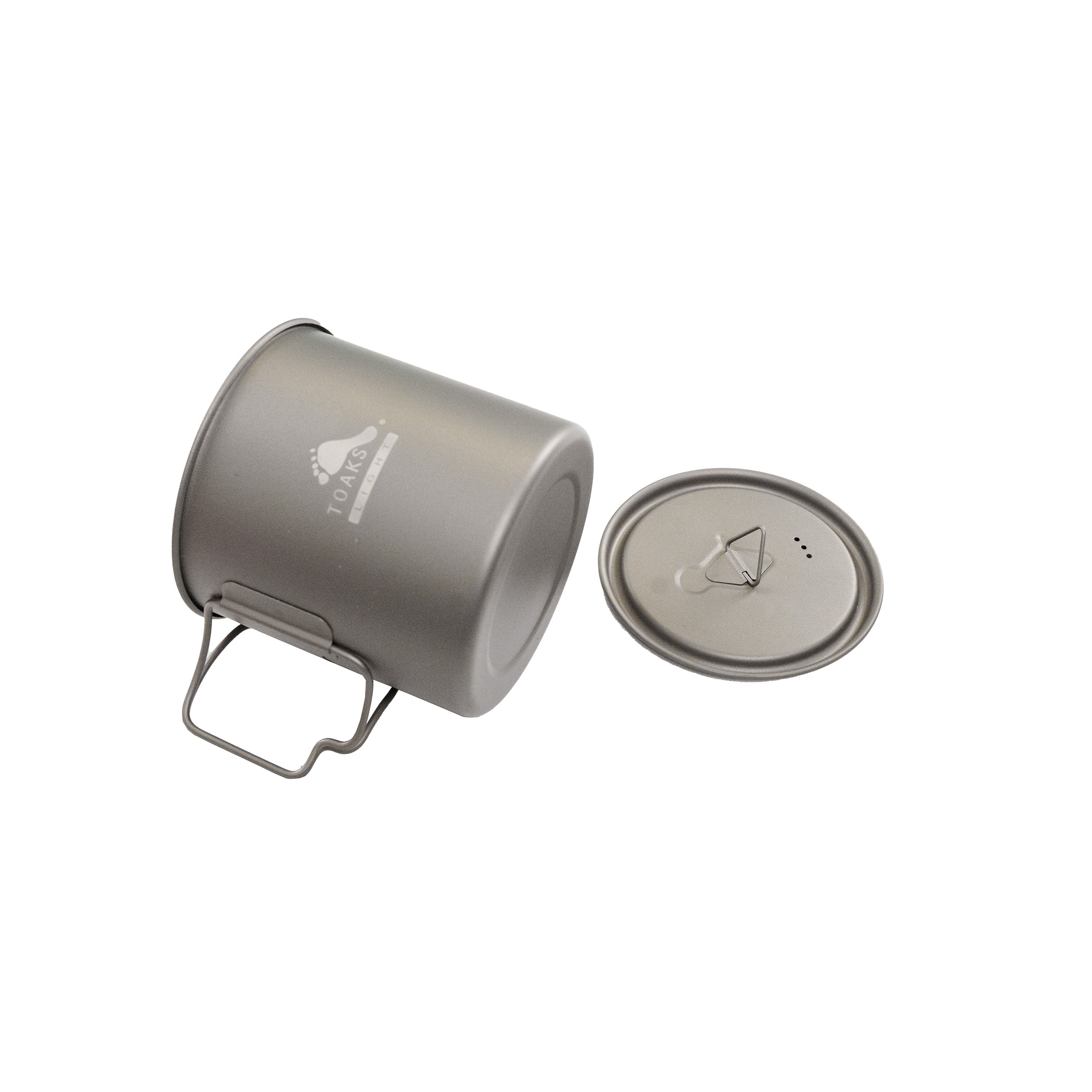 Toaks Light 650ml Popote Titane avec Couvercle