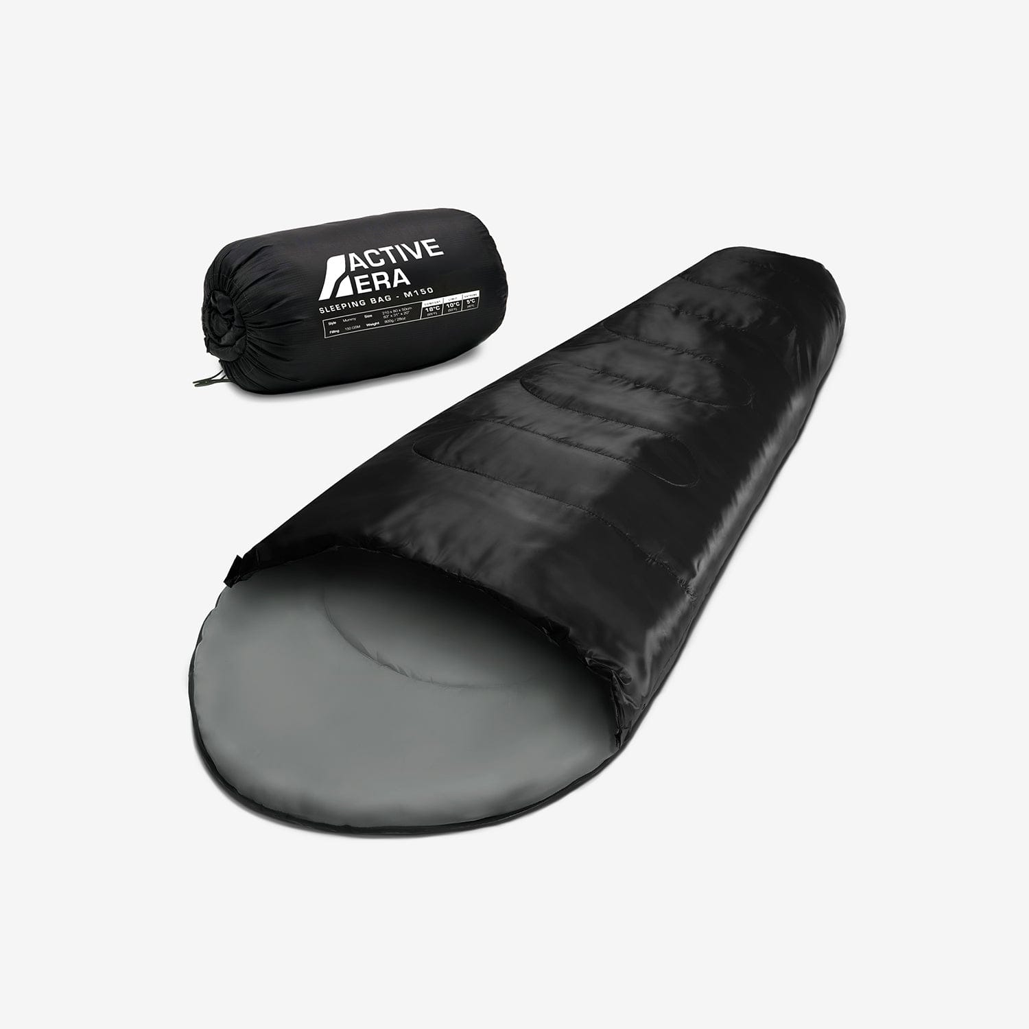 Active Era Sac de Couchage Momie Ultraléger 150 GSM 800 g