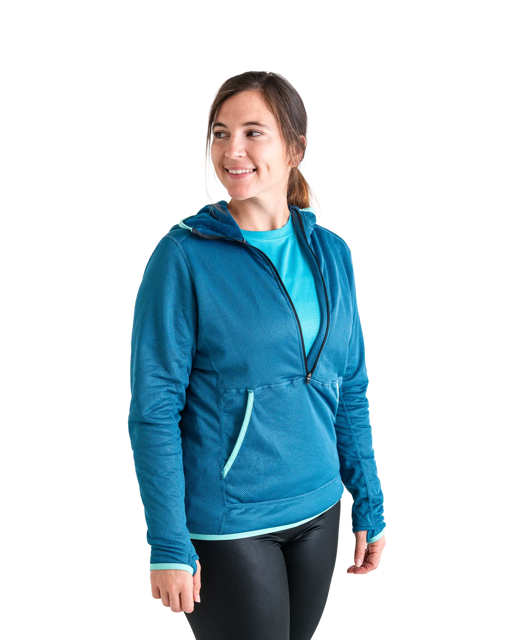 Zpacks Octa Pull polaire femme capuche bleu violet