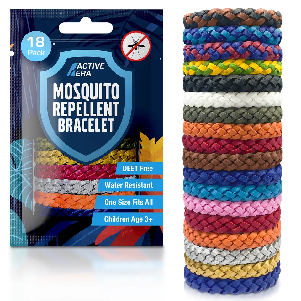 Active Era Explorer bracelet anti-moustique lot 18 couleurs