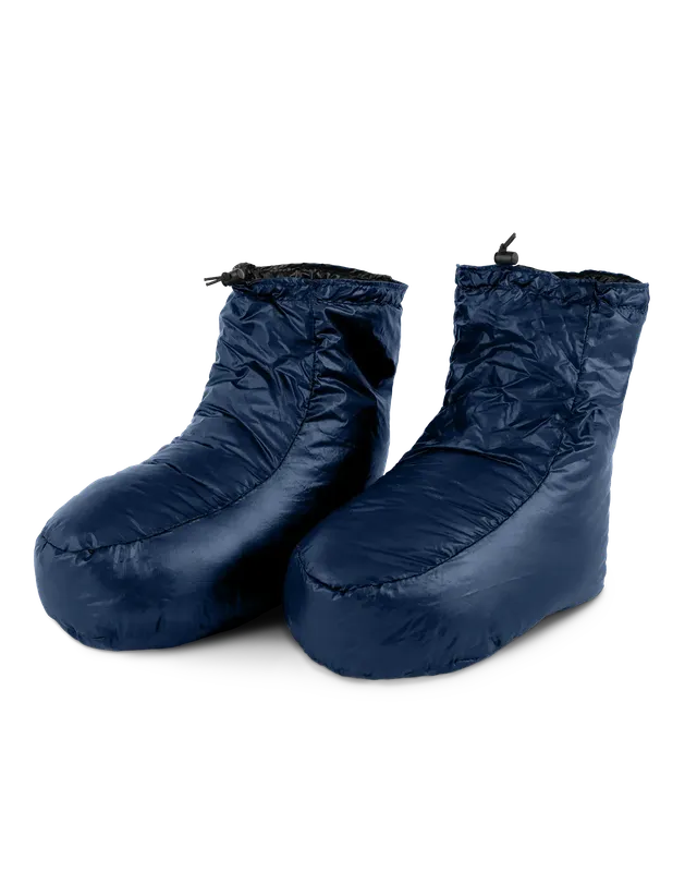 Zpacks Down Booties chaussons duvet Navy Black Large