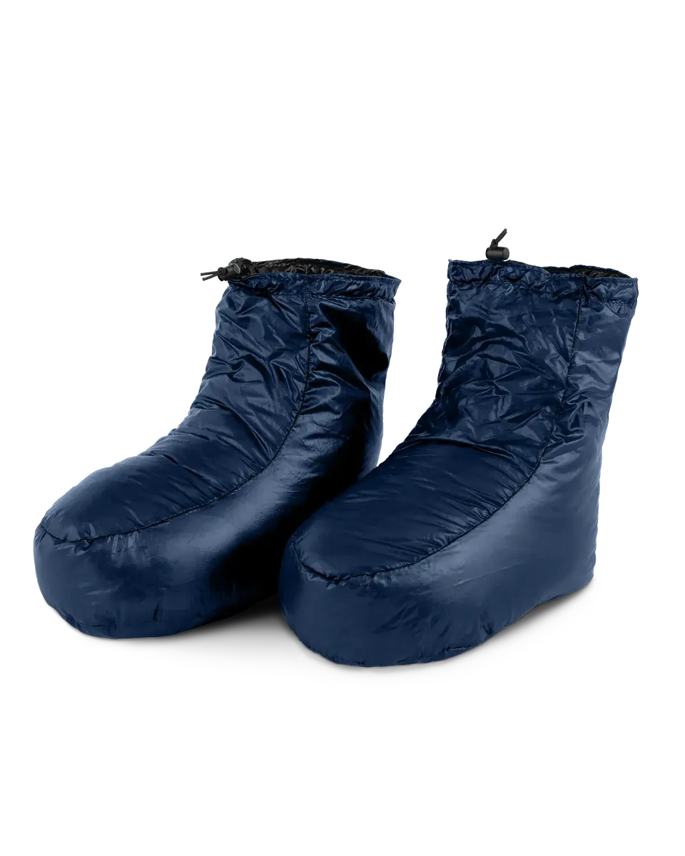 Zpacks Down Booties chaussons duvet Navy Black Large