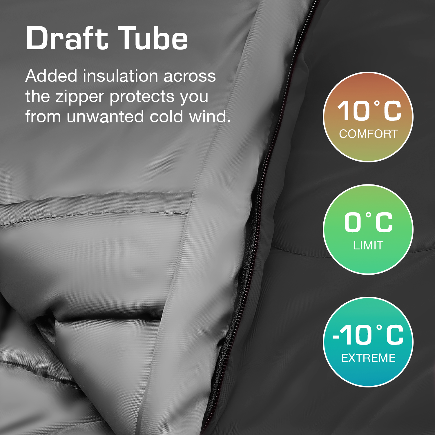 Active Era Sleeping Bags sac de couchage momie noir 300 GSM