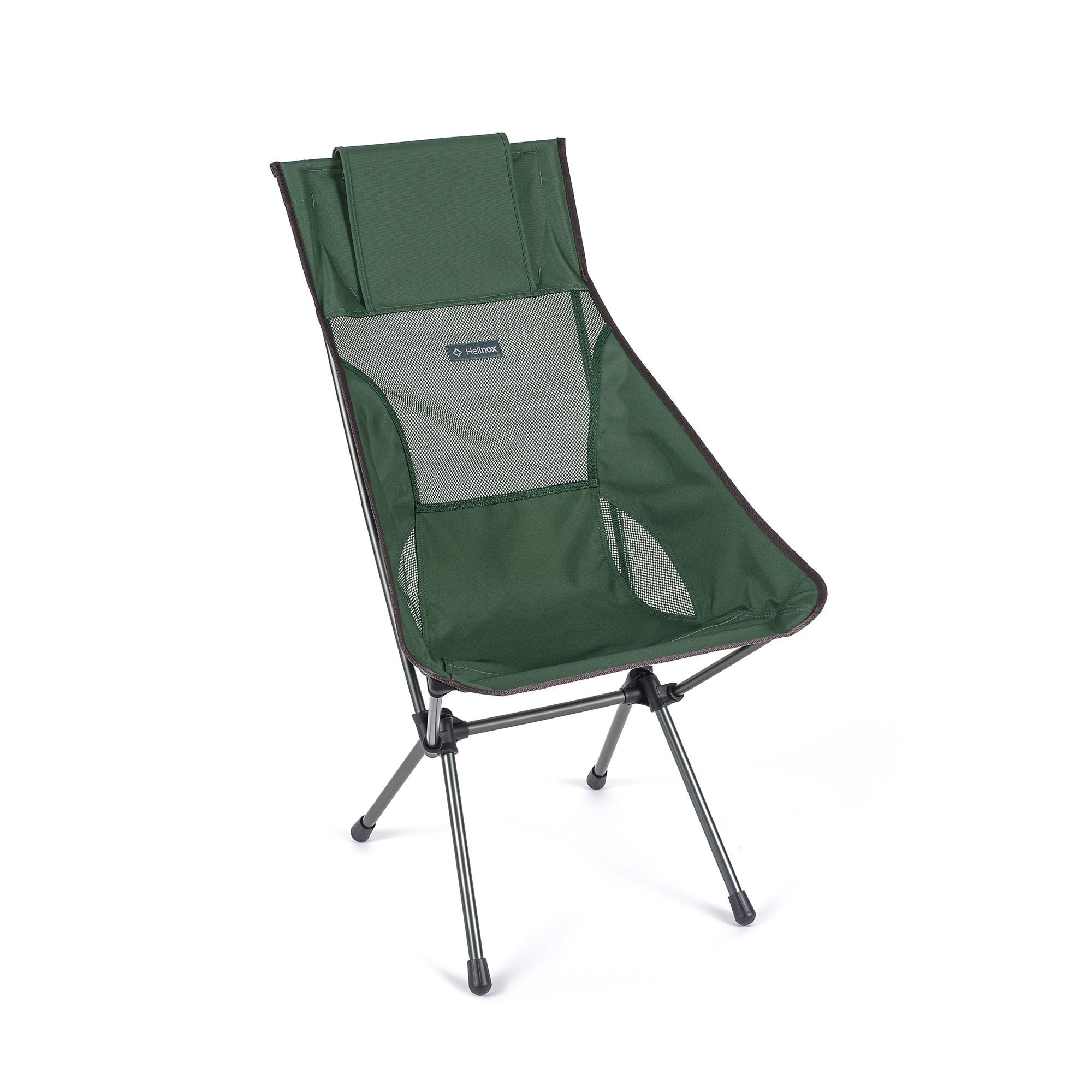 Helinox Sunset Chair chaise camping dossier haut noire