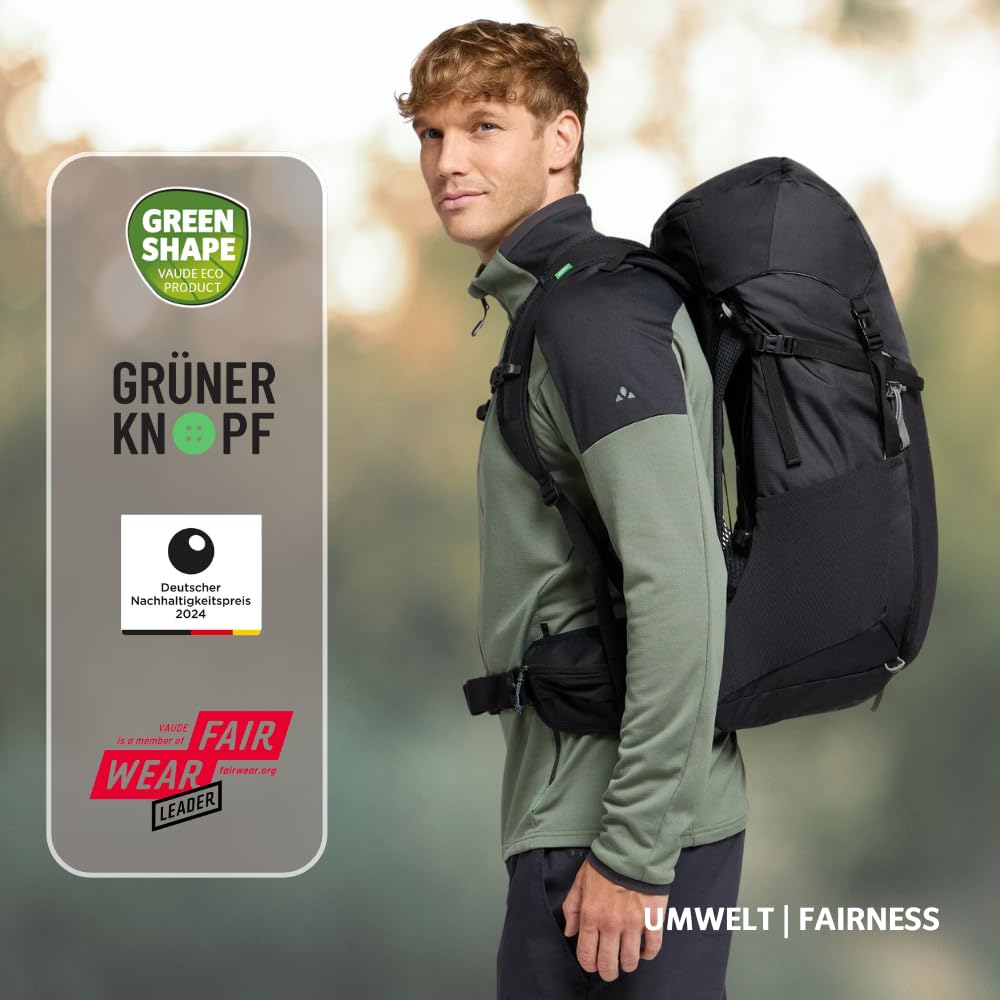 Vaude Brenta 36+6 Sac à dos rando noir