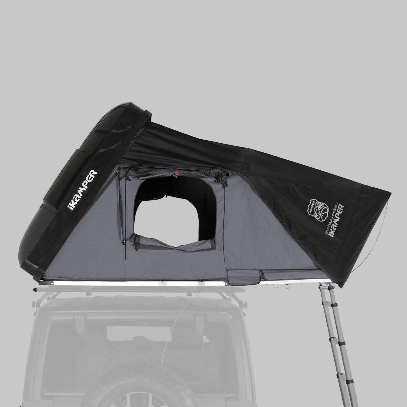 iKamper Skycamp 3.0 tente de toit 4 places coque rigide noir