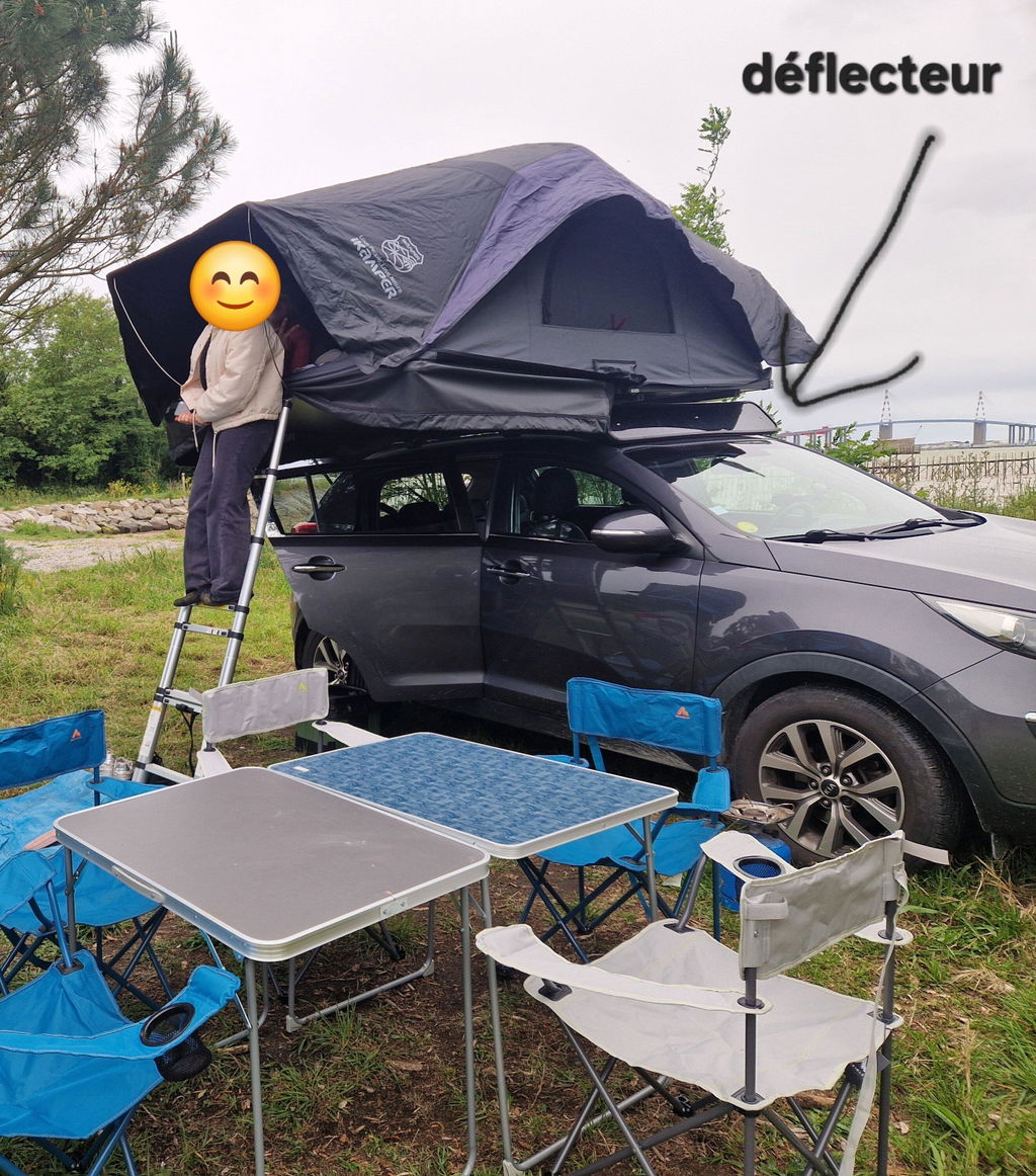 iKamper Isolation et Confort déflecteur vent tente de toit