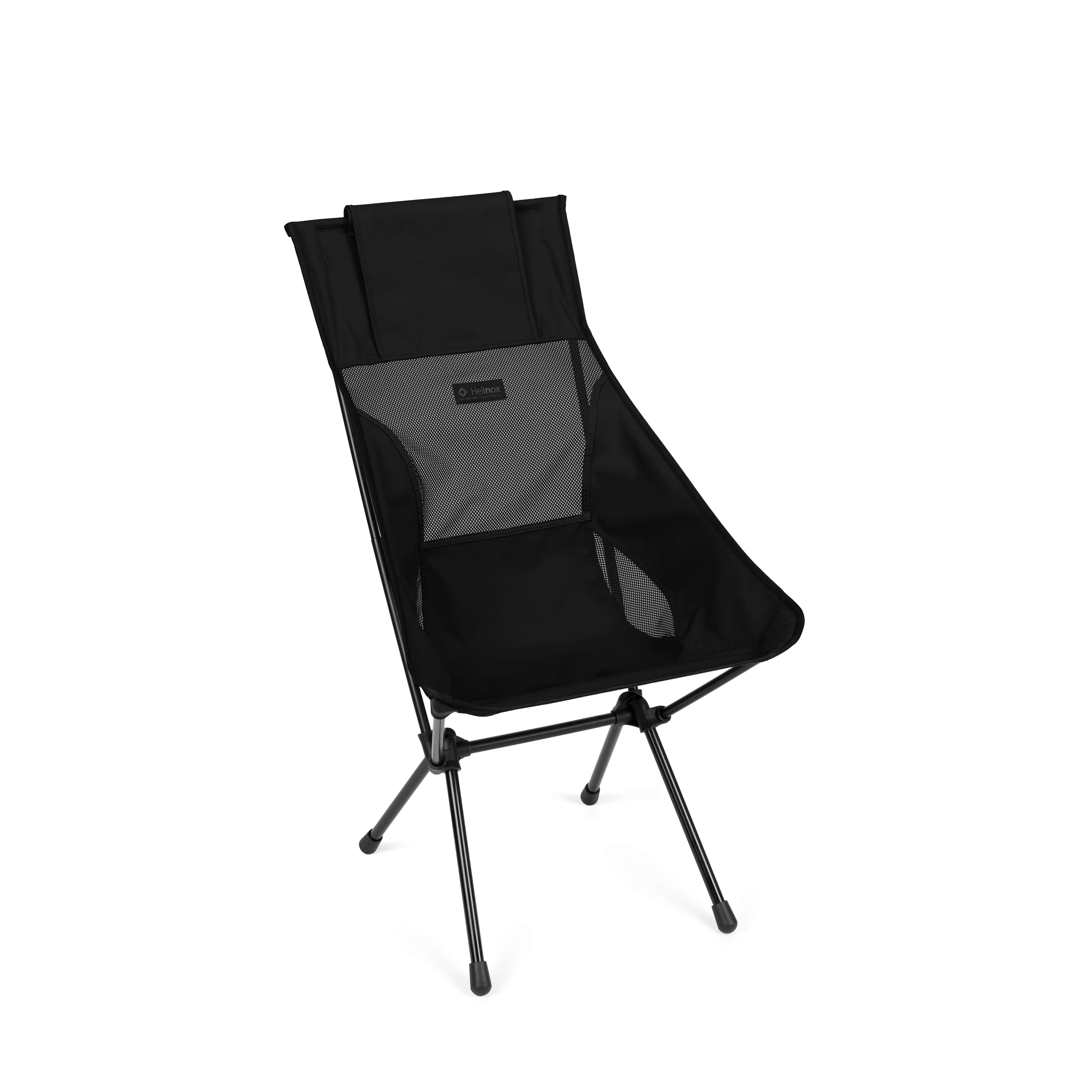 Helinox Sunset Chair chaise camping dossier haut noire