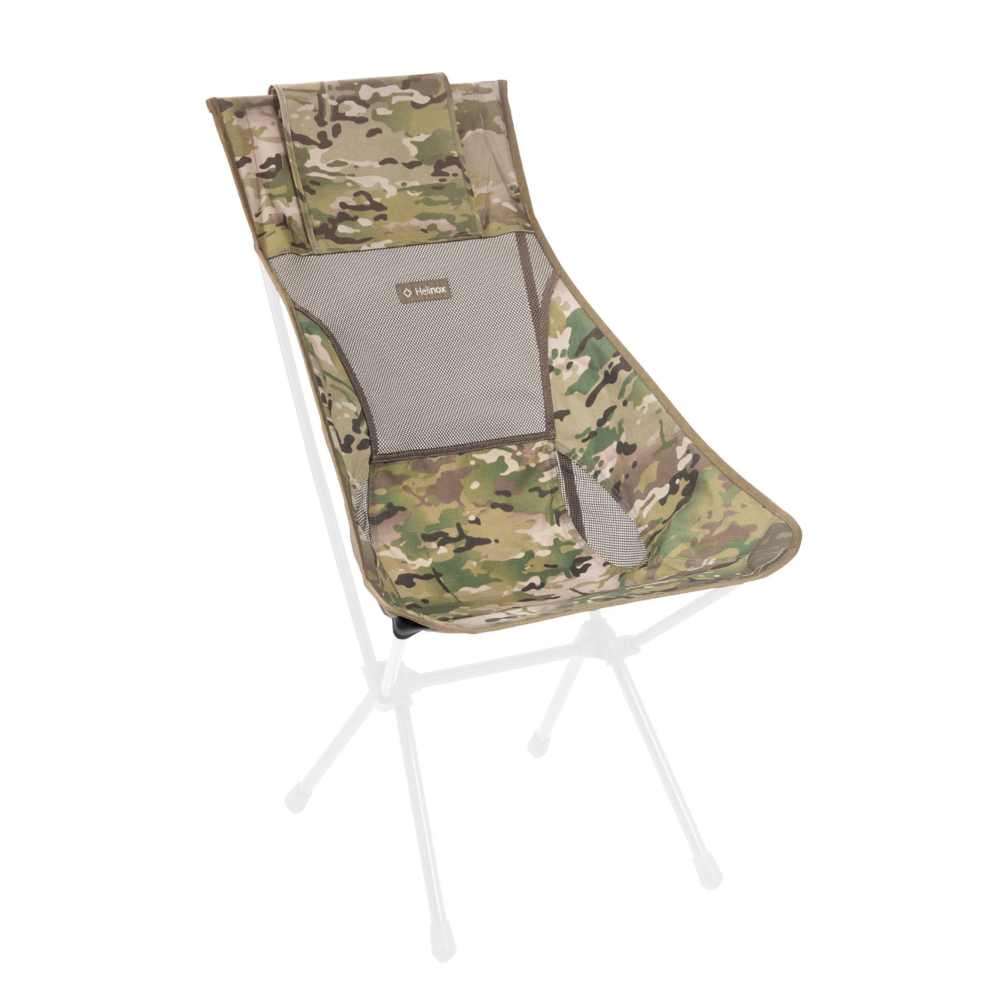 Helinox Sunset Chair Toile de rechange Noir dossier haut