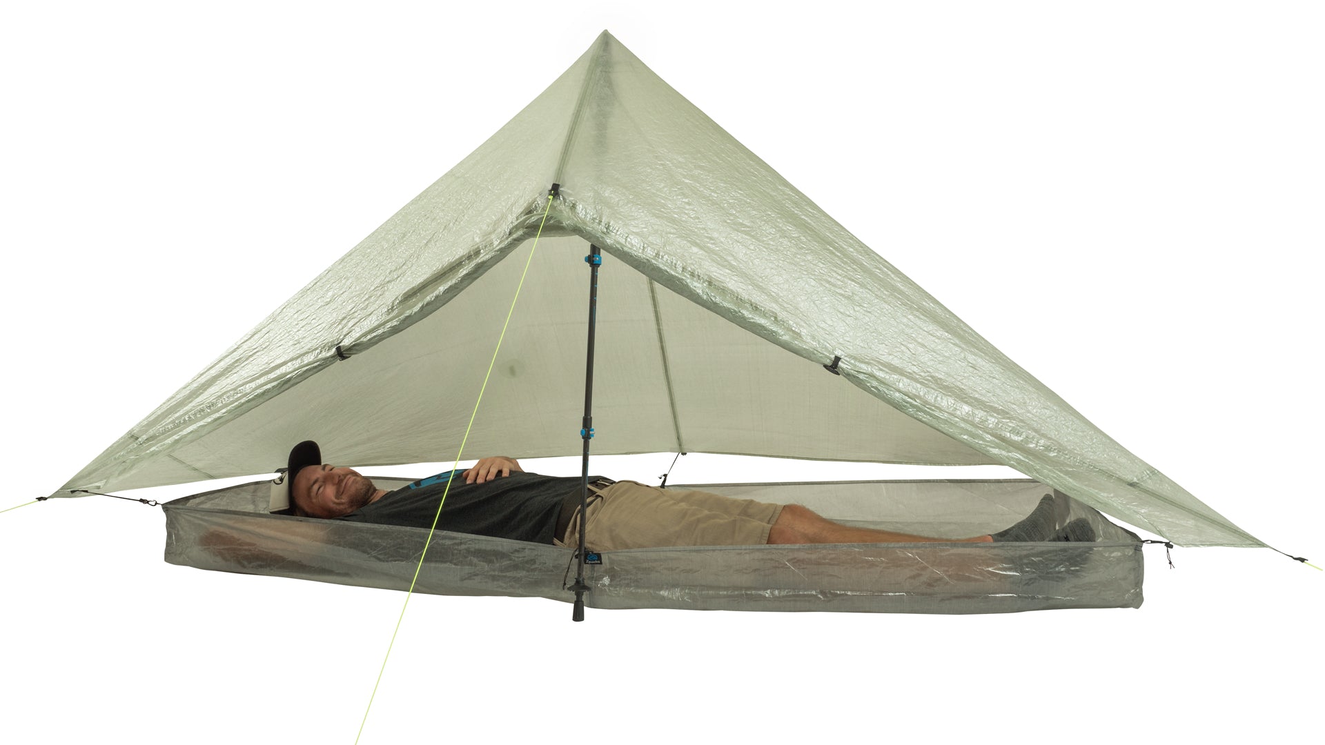 Zpacks Hexamid Pocket Tarp avec portes tarp orange brûlé 1P