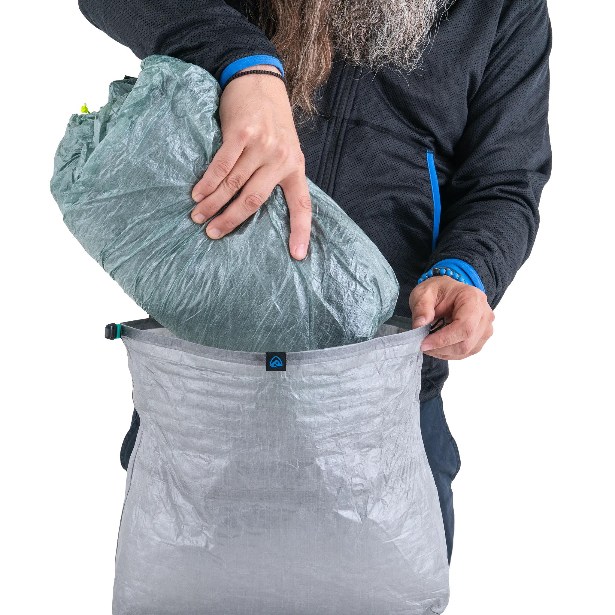 Zpacks Wide Mouth Dry Bag sac étanche bleu clair 30,5 cm