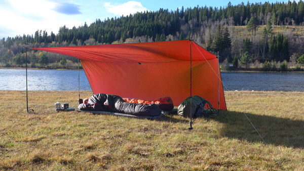 SwissPiranha MantaRay 10 Tarp Rouge 0,6kg Étanche 5000mm