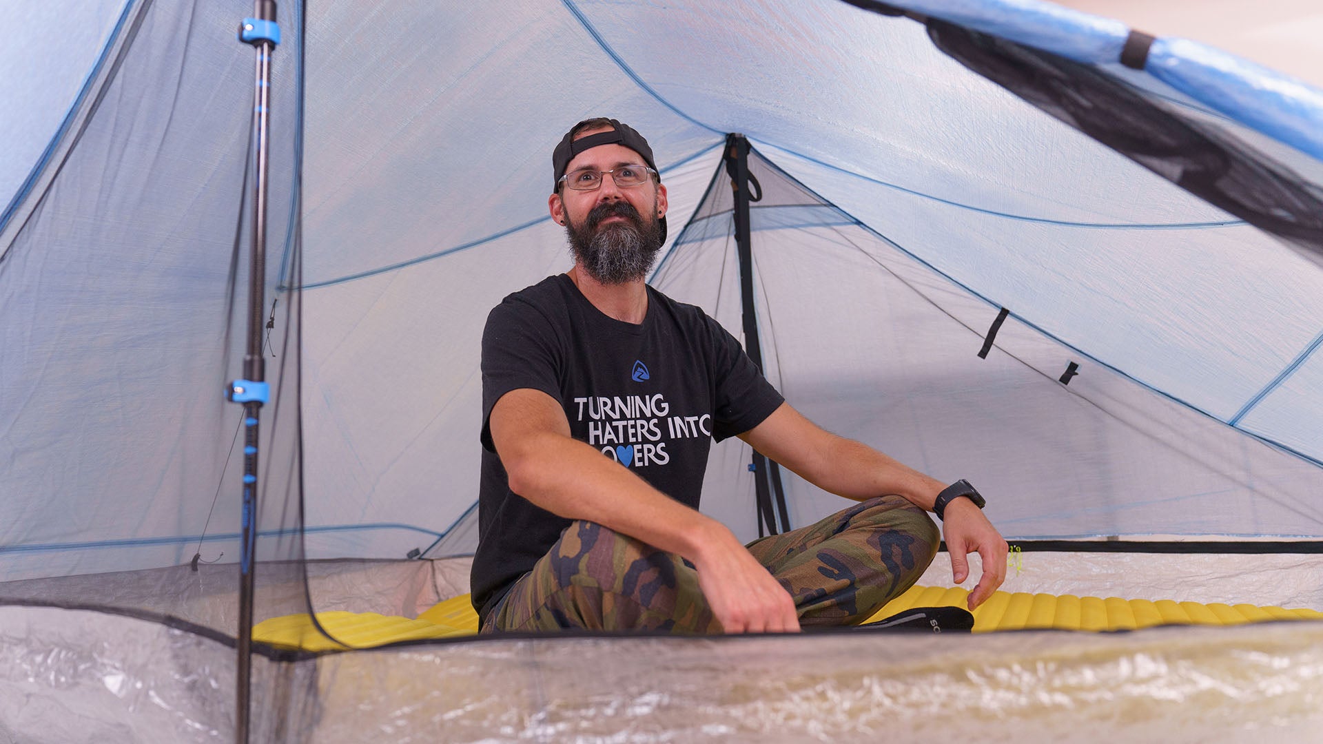 Zpacks Offset Trio Tent tente 3 places Olive Drab ultralégère