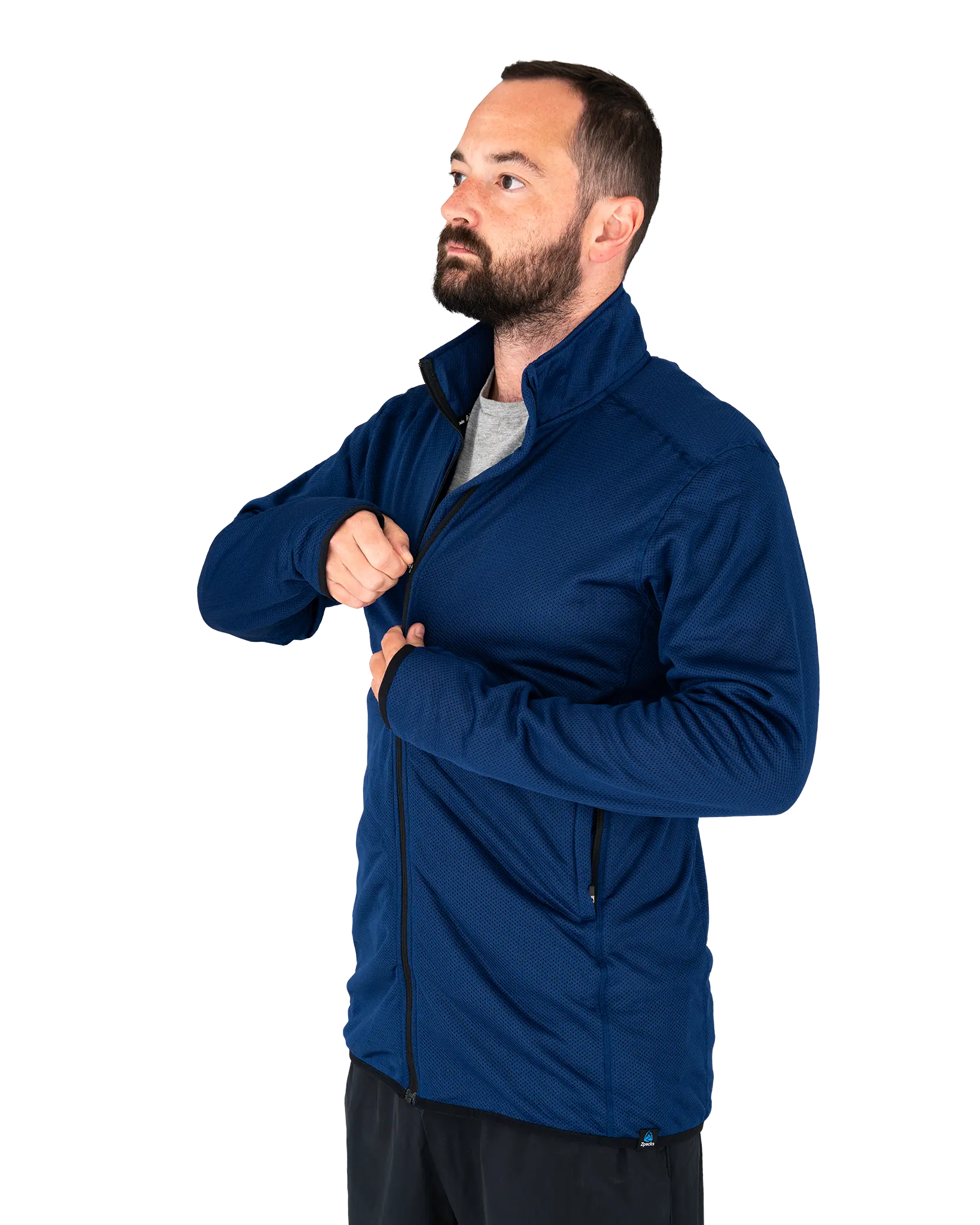 Zpacks Octa Fleece Light veste polaire bleue à col