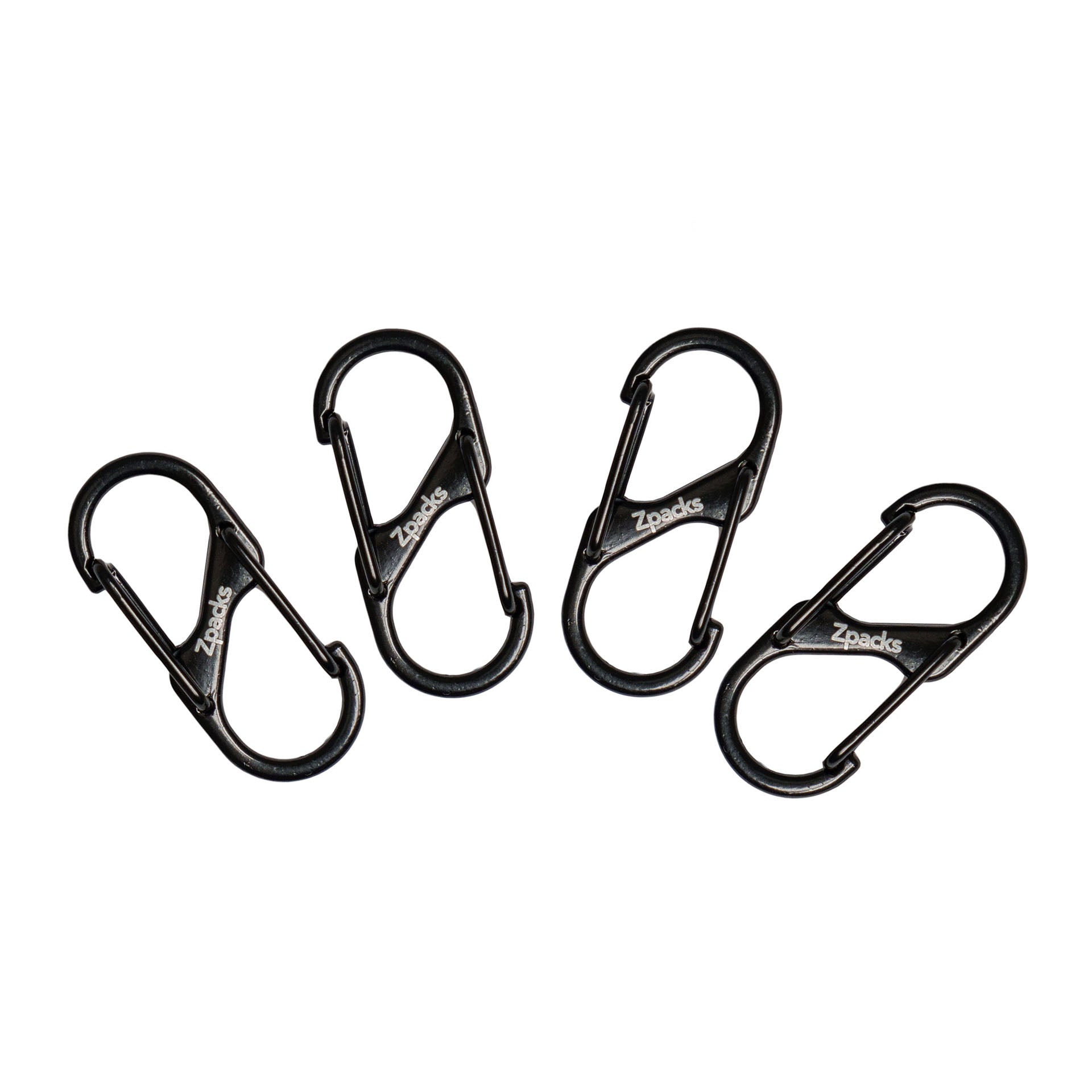 Zpacks Mini-S Mousqueton alu 2 g Lot 4x Noir