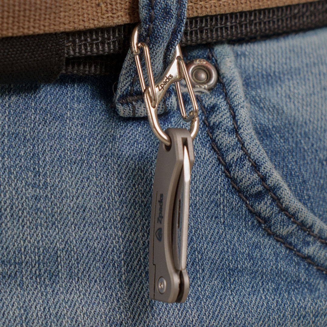 Zpacks Pipsqueak couteau randonnée titane mousqueton
