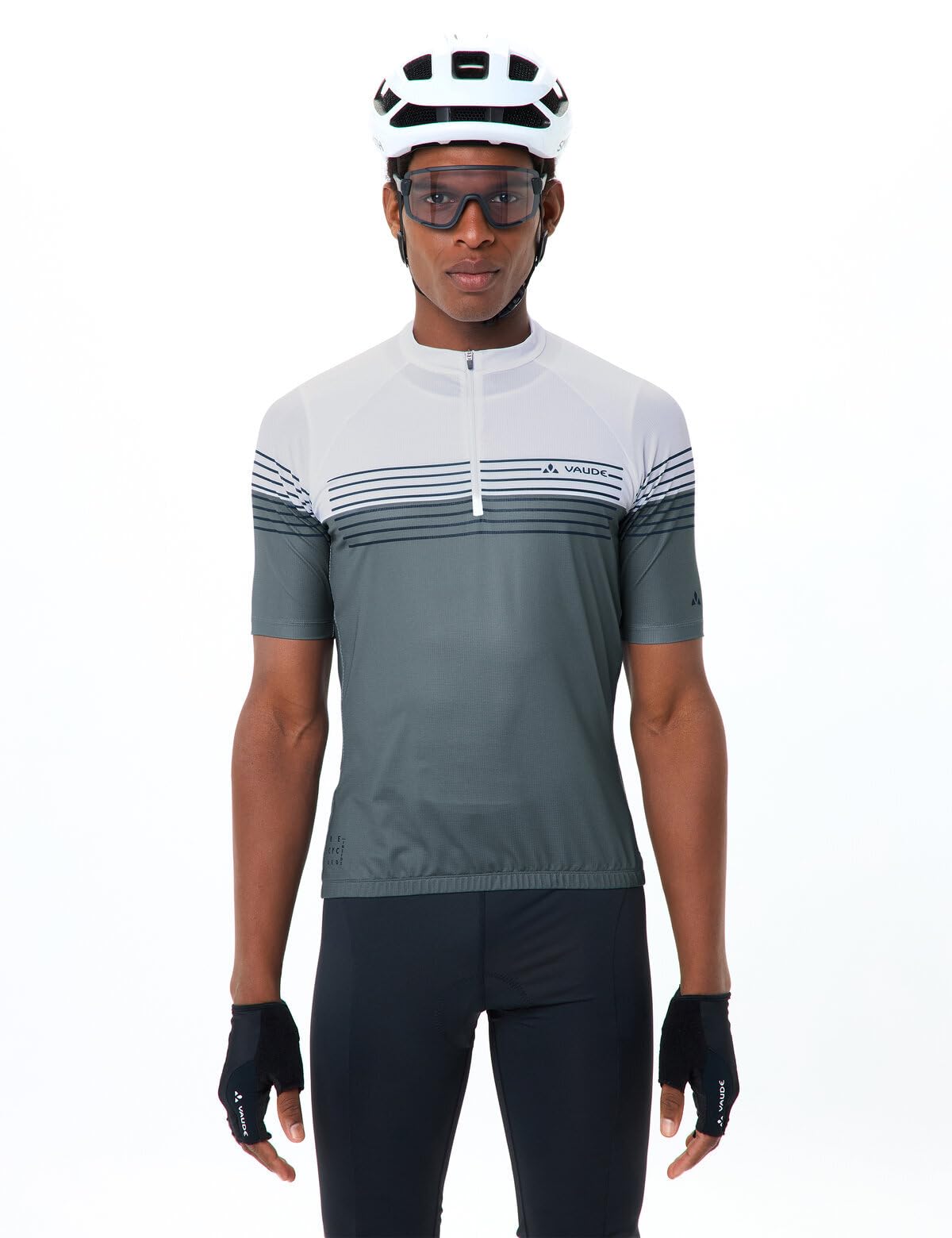 Vaude Posta HZ Tricot II maillot vélo Heron Blanc L