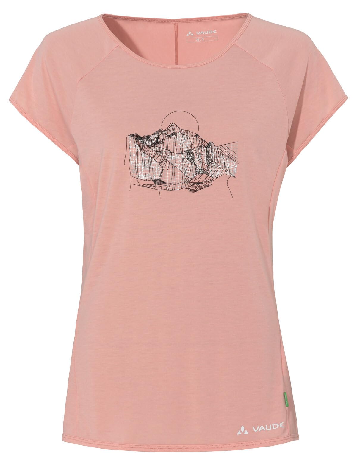 Vaude Tekoa II T-shirt femme pool 38 séchage rapide