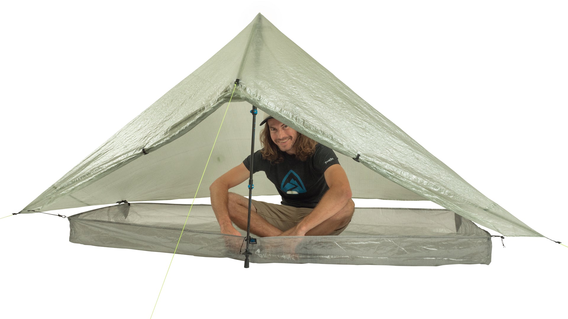 Zpacks Hexamid Pocket Tarp avec portes tarp orange brûlé 1P