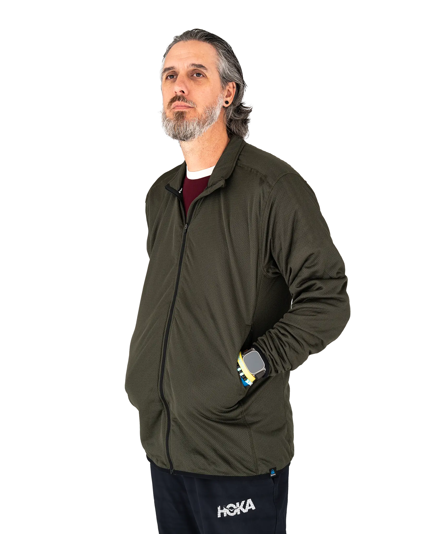 Zpacks Octa Fleece Light veste polaire bleue à col