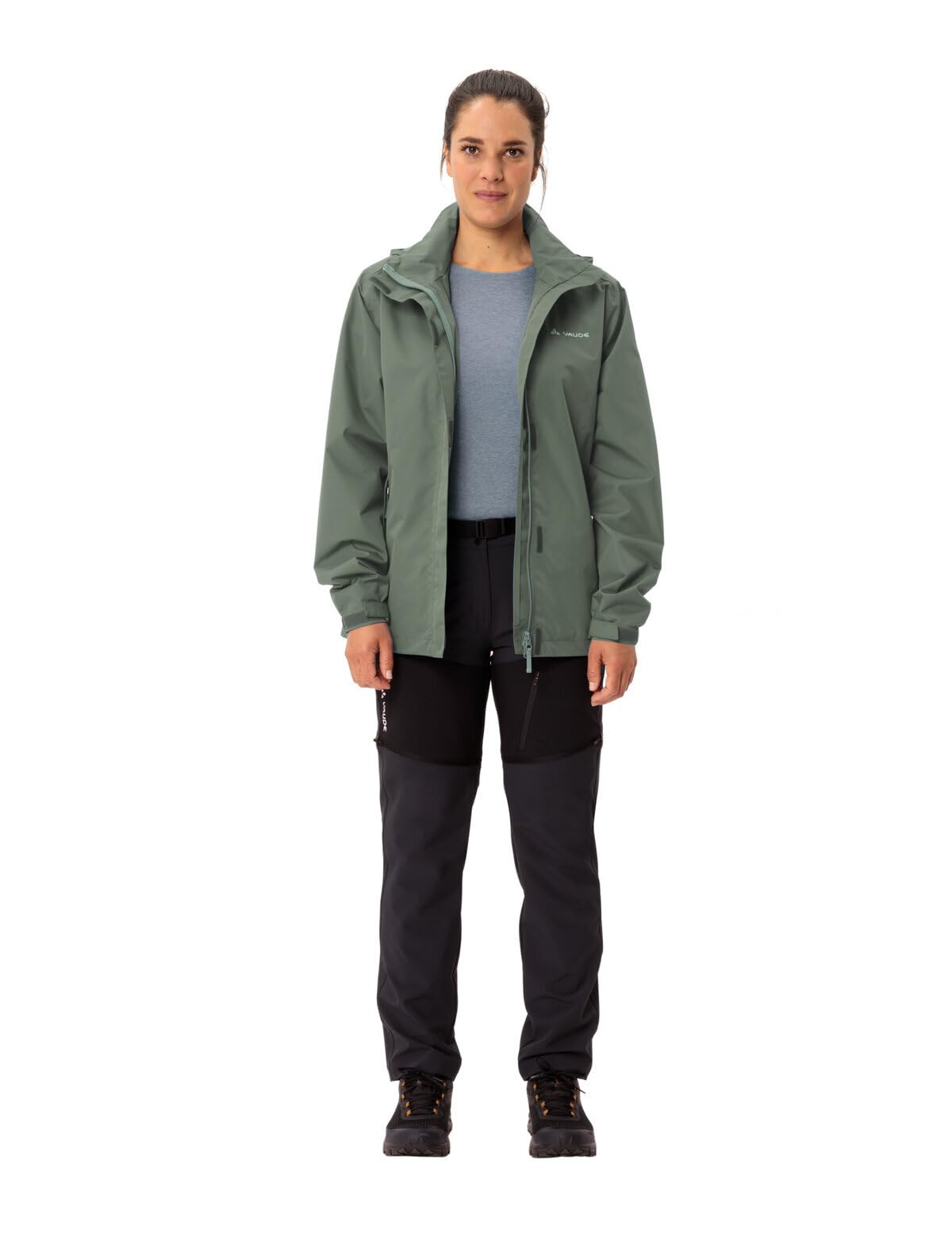Vaude Escape Light veste pluie femme vert forêt imperméable