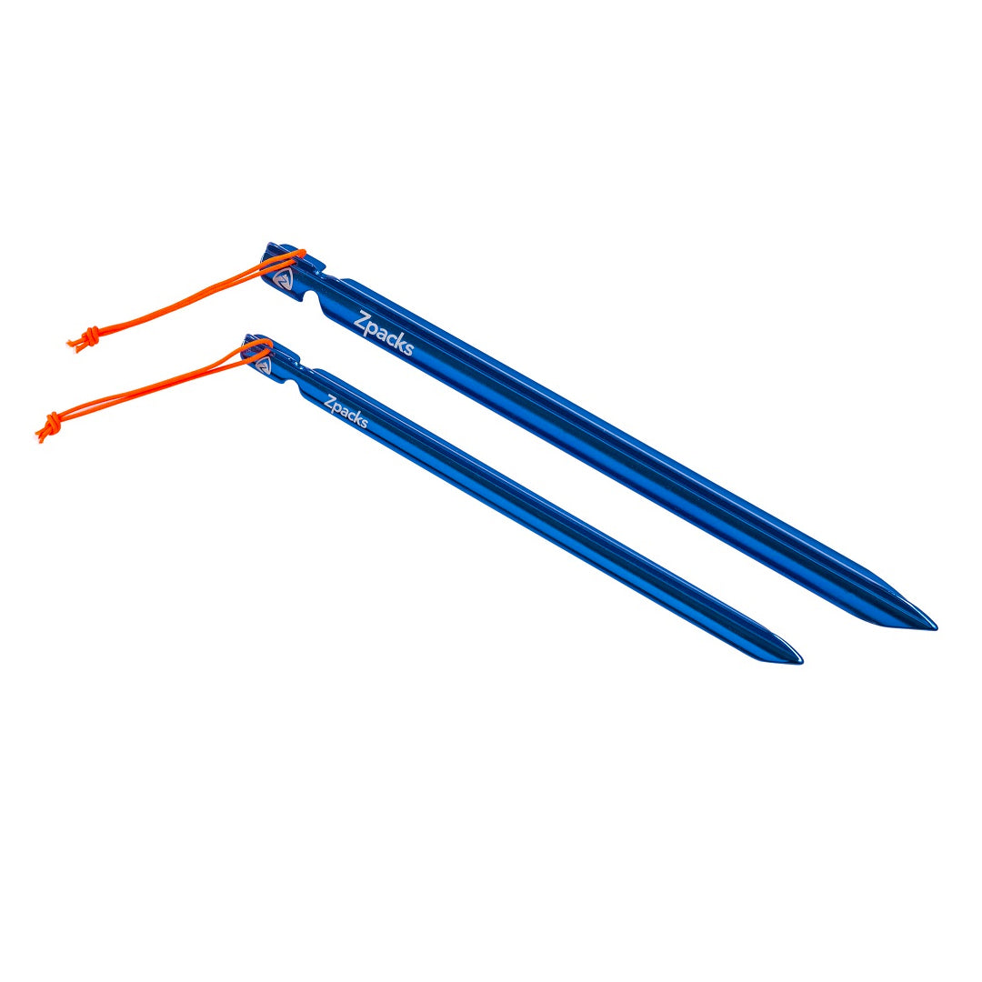 Zpacks 7 Super Sonic Stake piquet tente bleu 18 cm