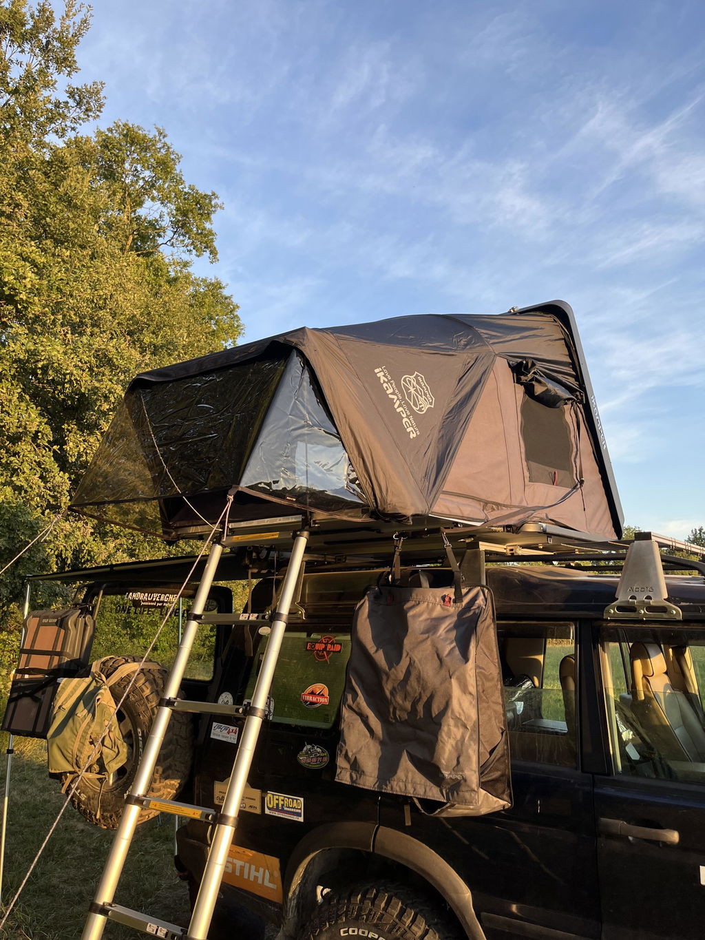 iKamper Auvent Vinyl Tente de Toit Transparent Skycamp 3.0