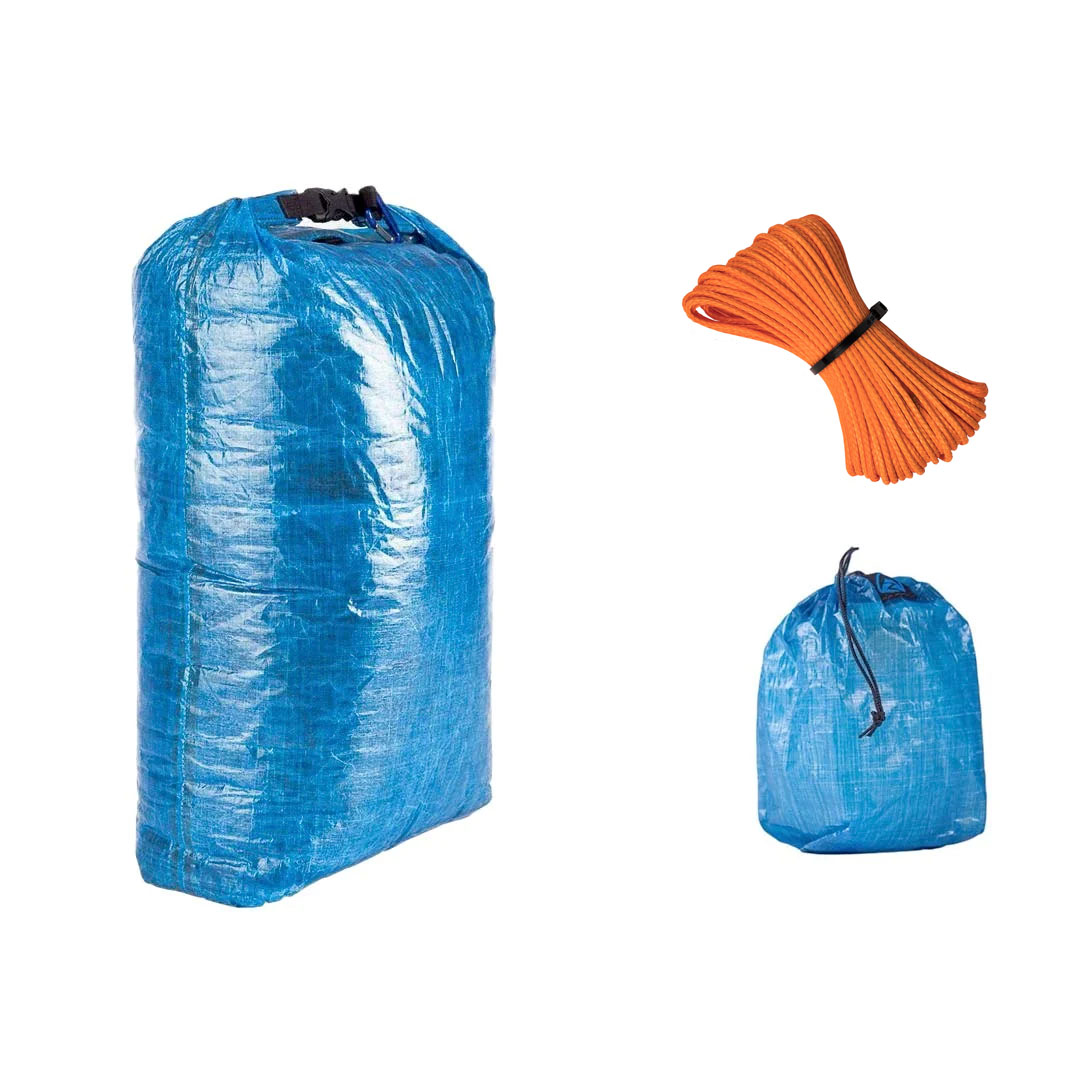 Zpacks Bear Bagging Kit sac nourriture Grand bleu corde orange