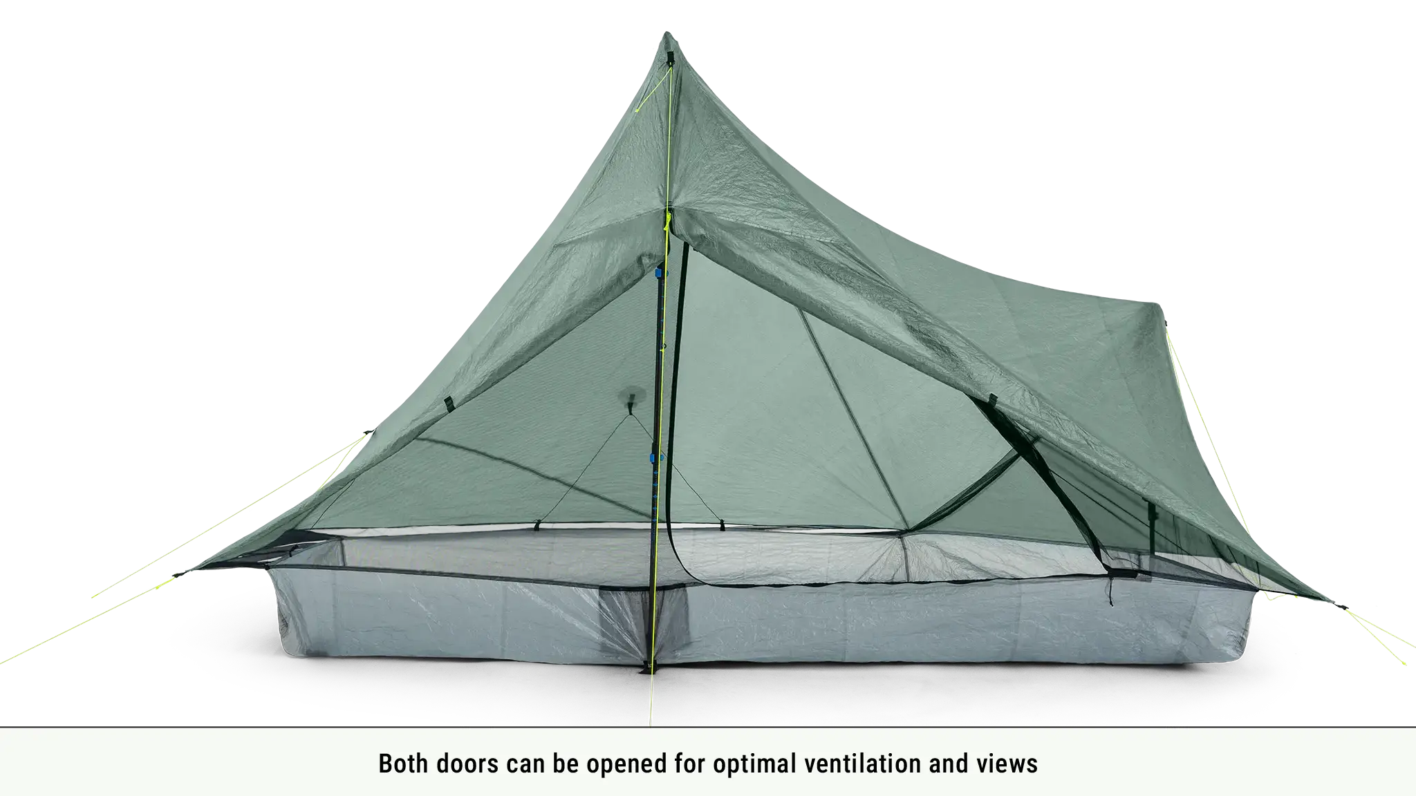 Zpacks Pivot Solo tente solo 1 place Olive Drab sol léger
