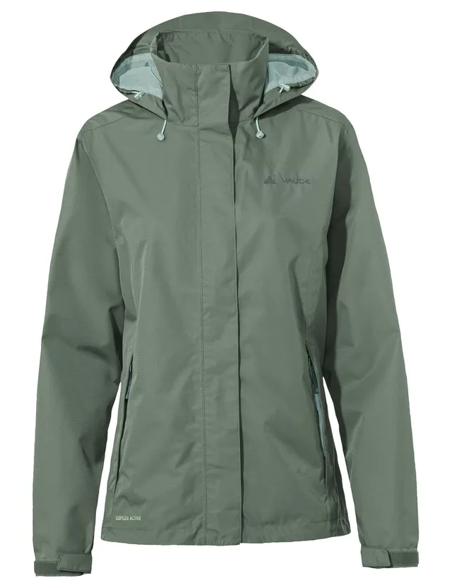 Vaude Escape Light veste pluie femme vert forêt imperméable