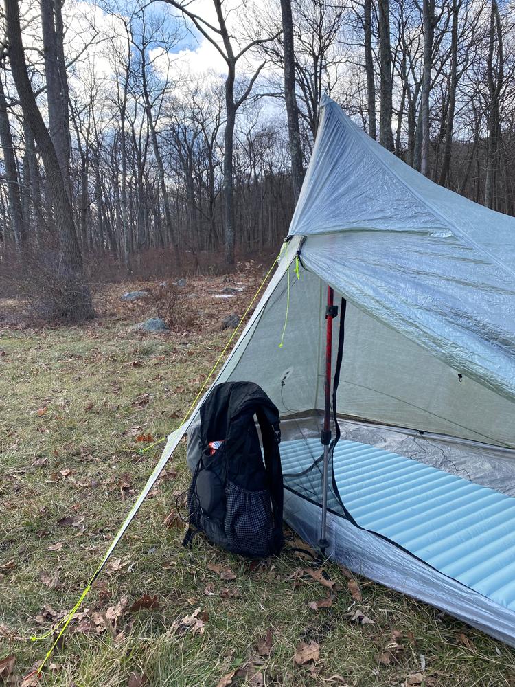 Zpacks Pivot Solo tente solo 1 place Olive Drab sol léger