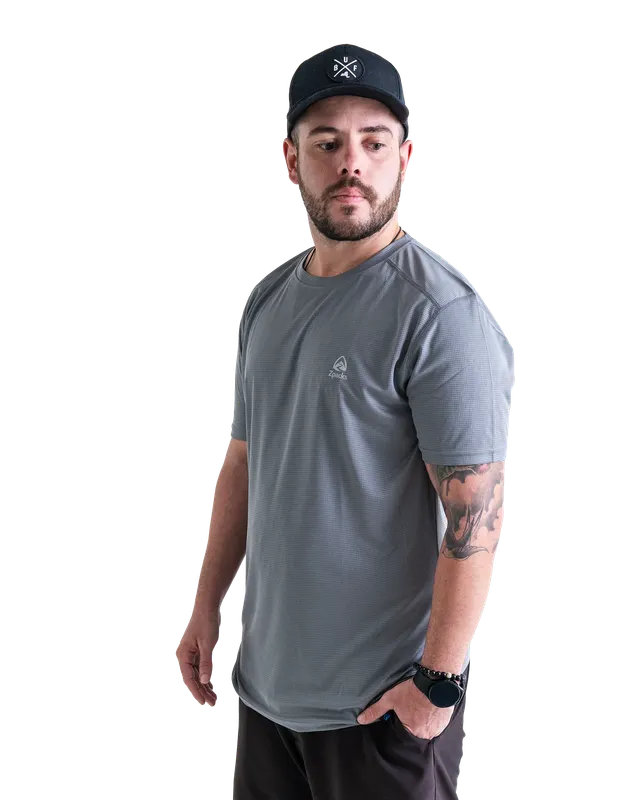 Zpacks Trail Cool T-shirt randonnée gris UPF 40+