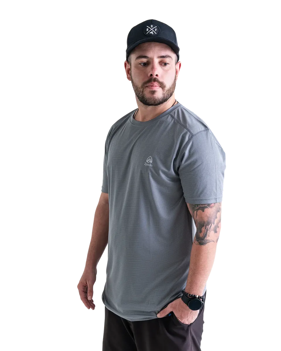 Zpacks Trail Cool T-shirt randonnée gris UPF 40+