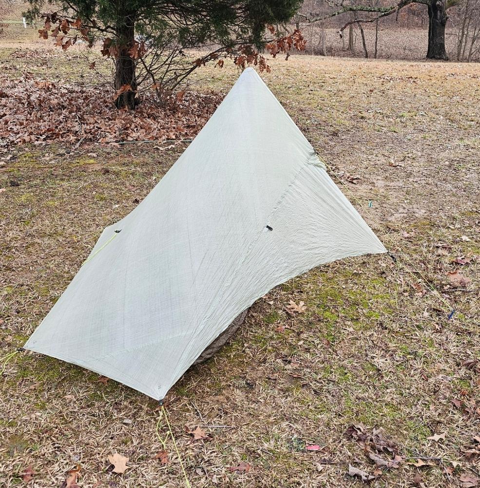 Zpacks Hexamid Pocket Tarp avec portes tarp orange brûlé 1P
