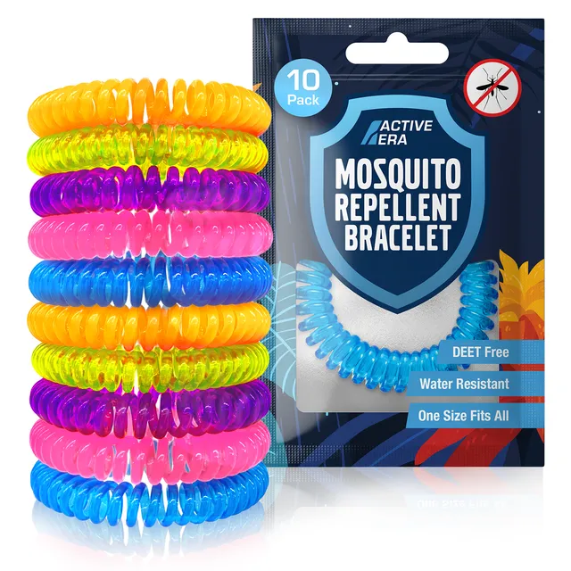 Active Era Bracelet Anti-Moustique 10 Pack EVA Sans DEET