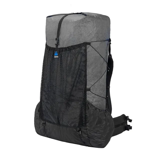 Zpacks Arc Haul Ultra sac à dos 60L gris sans bretelles