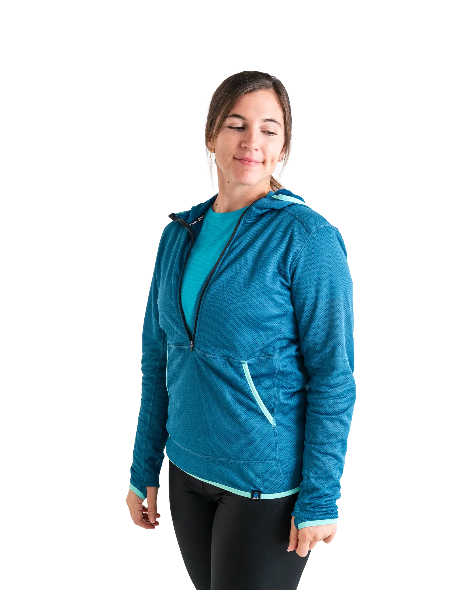 Zpacks Octa Pull polaire femme capuche bleu violet