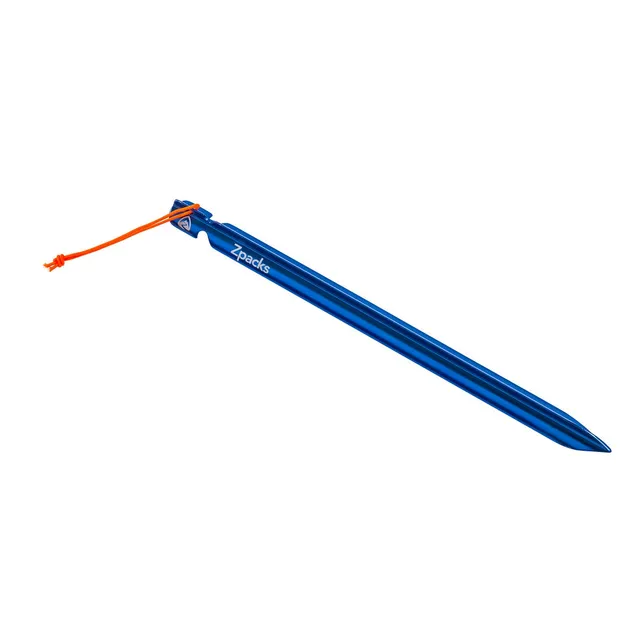 Zpacks 7 Super Sonic Stake piquet tente bleu 18 cm