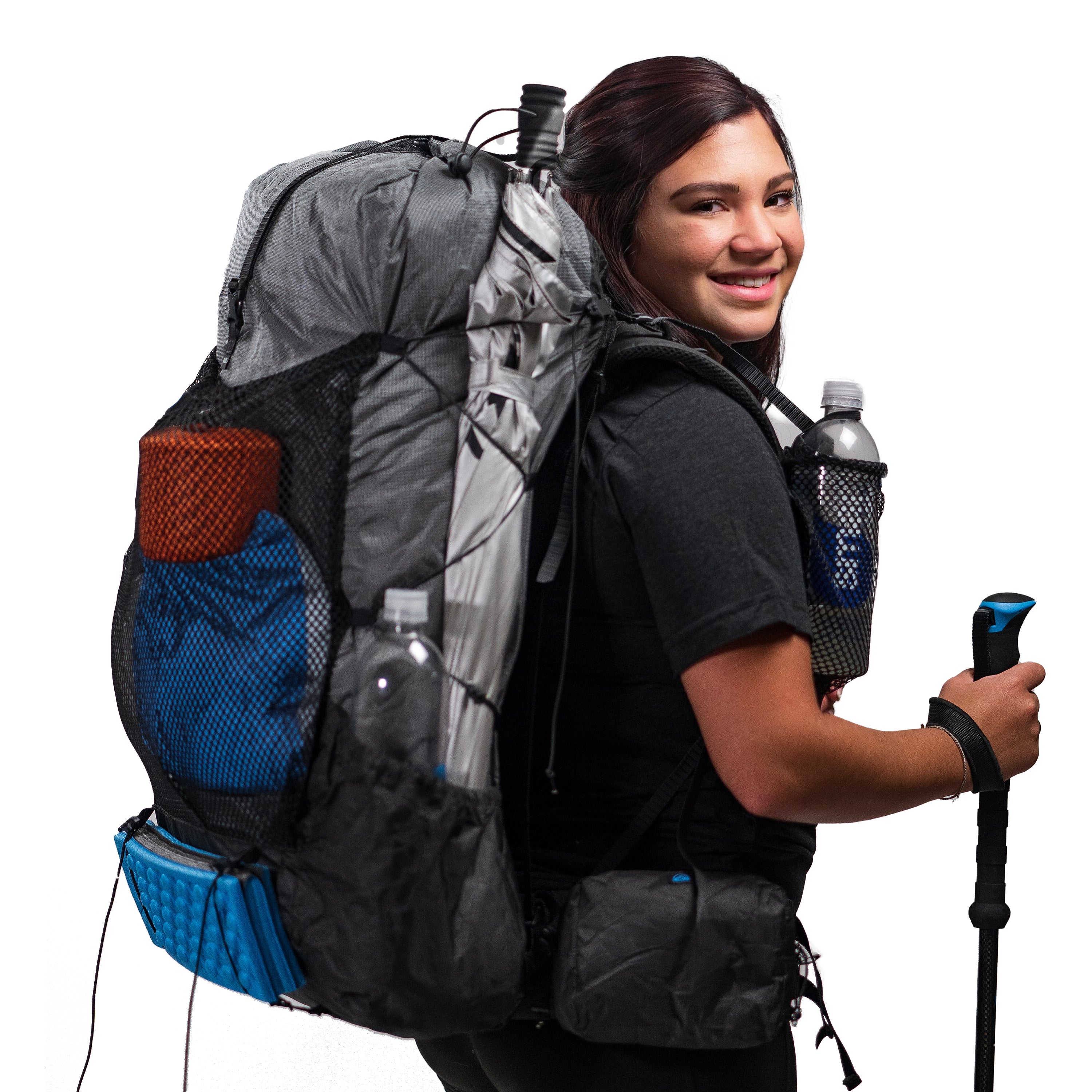 Zpacks Arc Haul Ultra 60L sac à dos Storm Gray ventilé