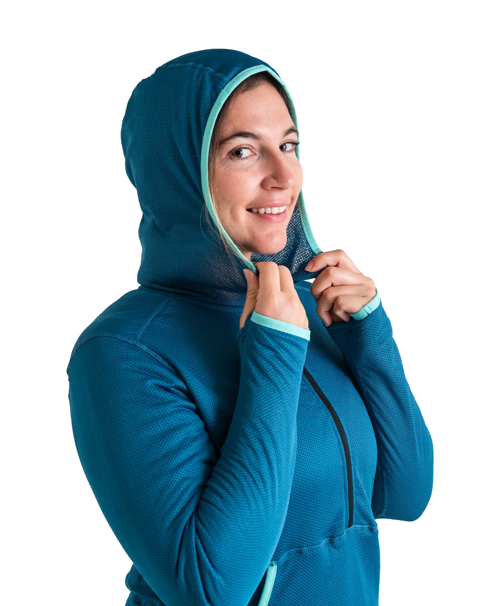 Zpacks Octa Pull polaire femme capuche bleu violet