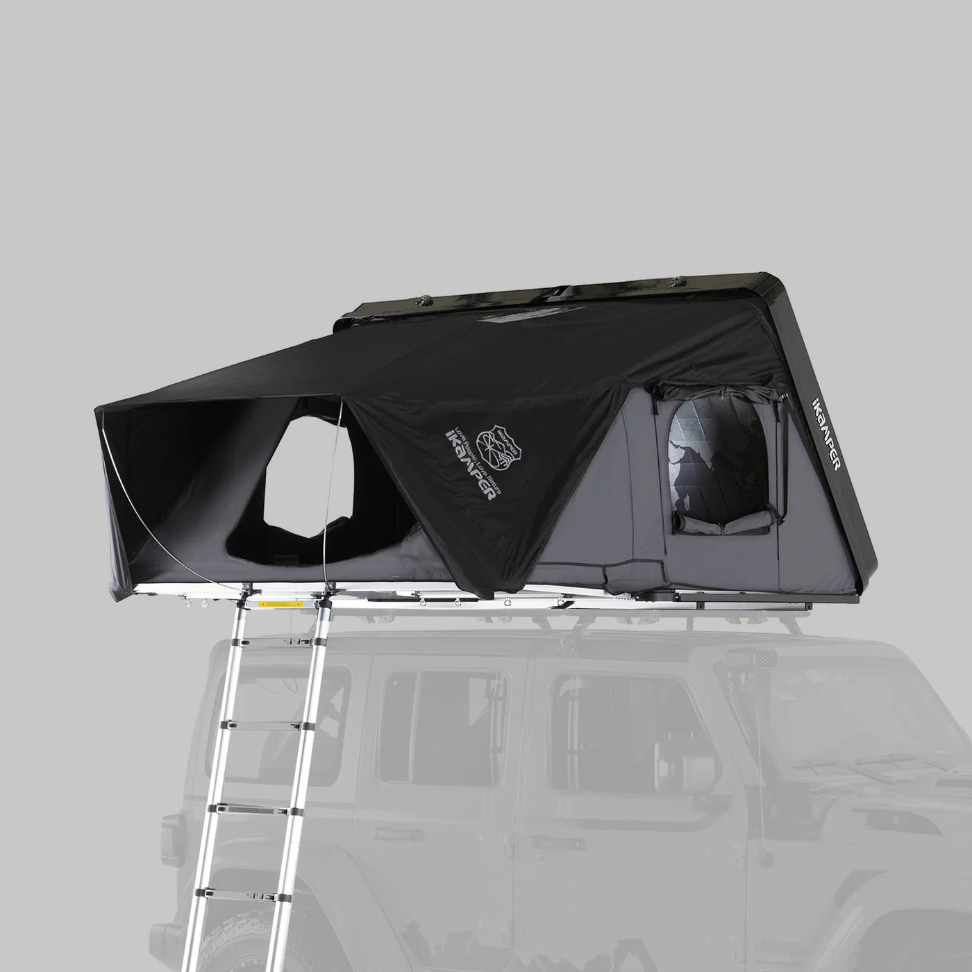 iKamper Skycamp 3.0 tente de toit 4 places coque rigide noir
