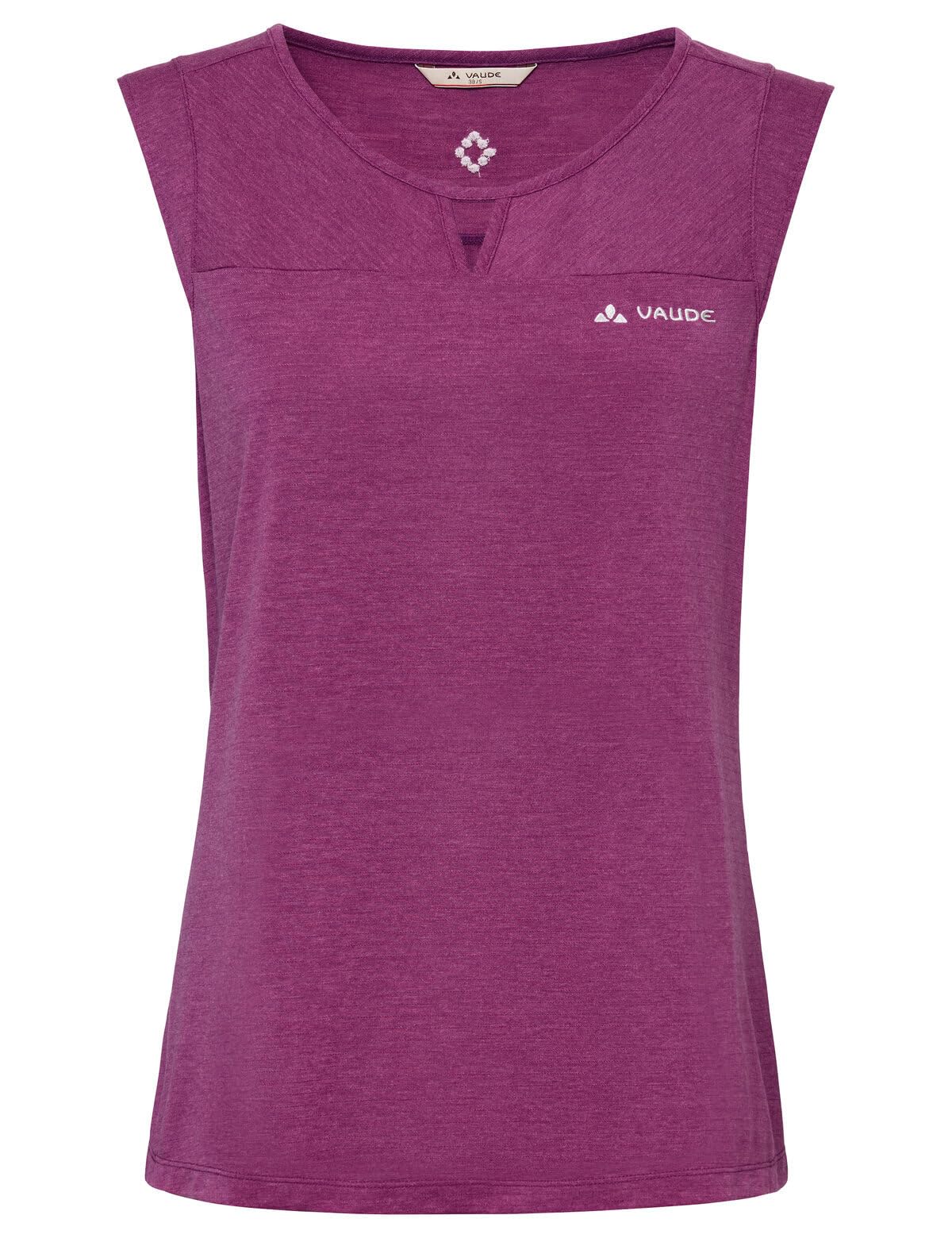 Vaude Skomer top randonnée femme 40 deep pond lyocell